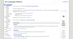 Desktop Screenshot of golangpatterns.info