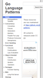 Mobile Screenshot of golangpatterns.info